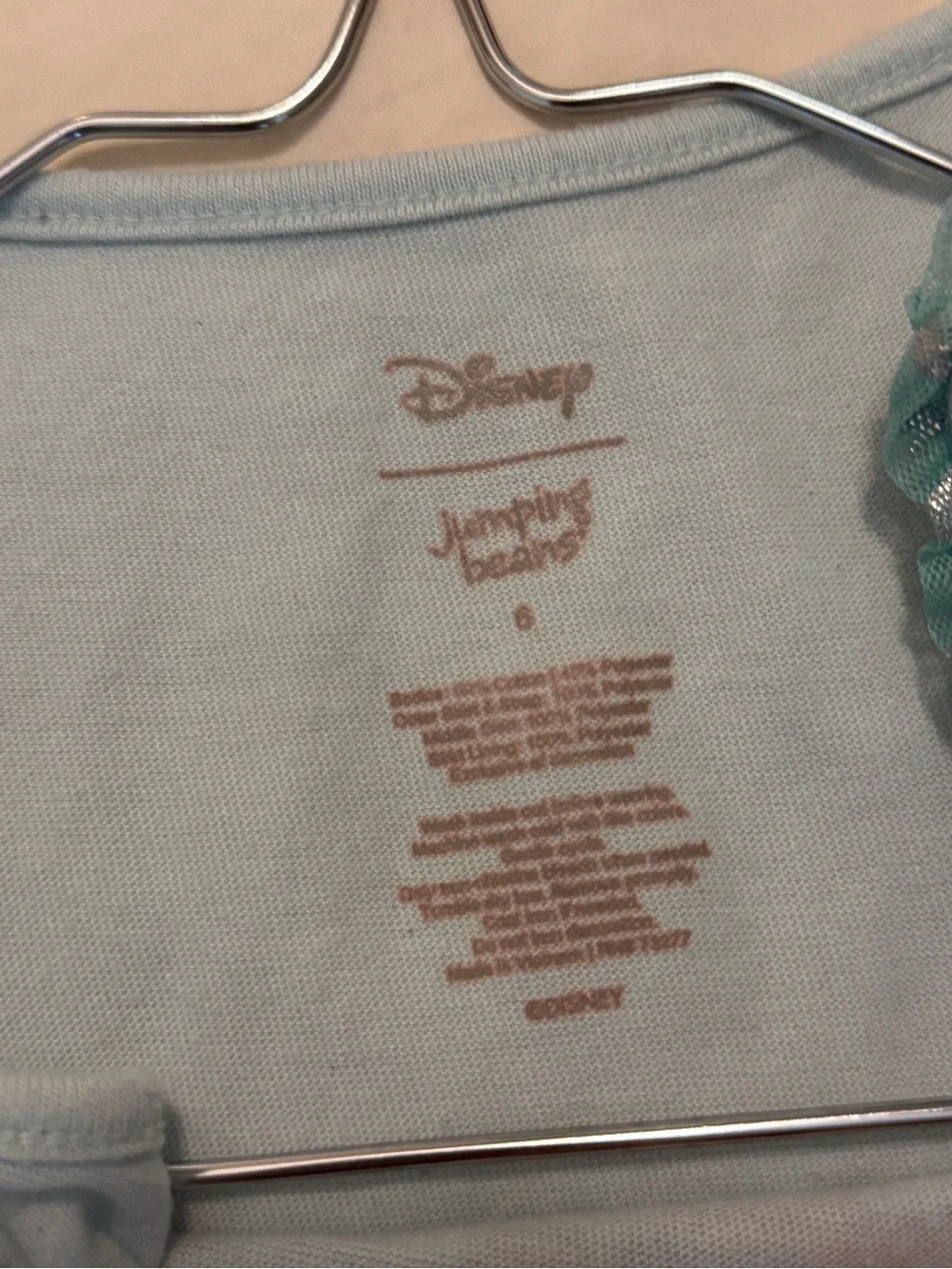 Kids Disney Jumping Beans Light Green-Blue Little Mermaid Dress - Picture 6 of 6